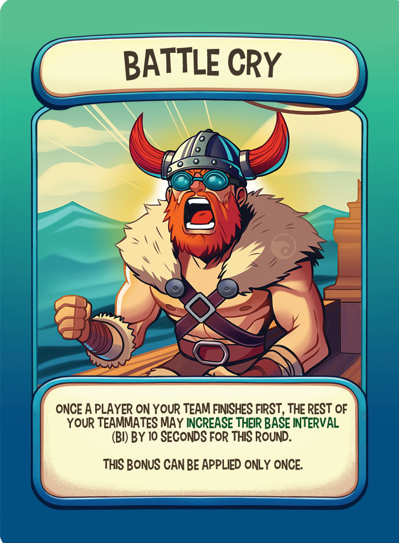 Battle Cry action card